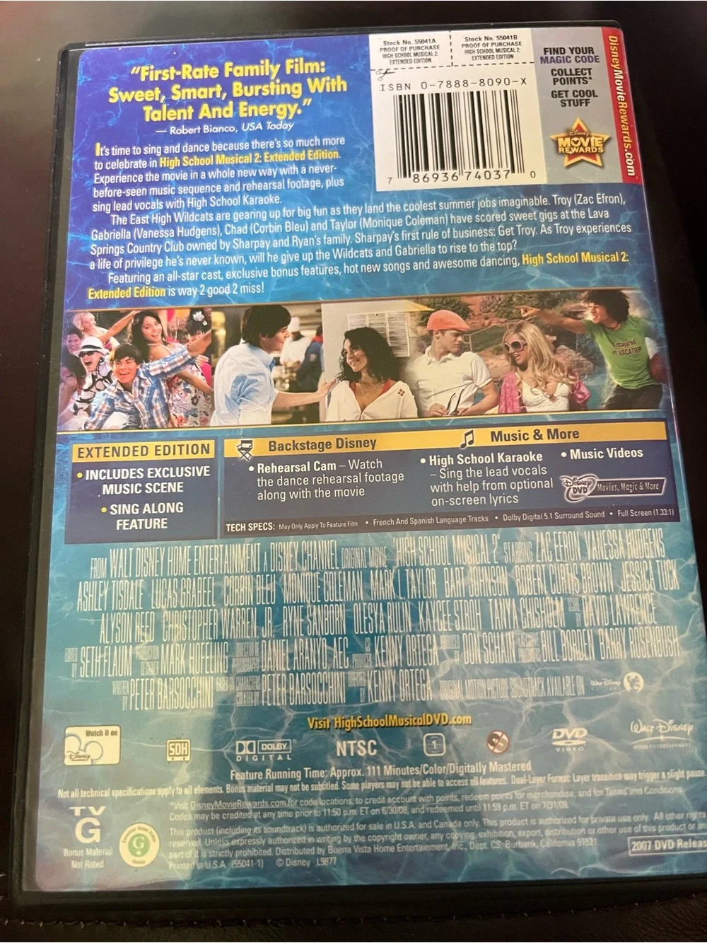 Disney High School Musical 2 Extended Edition DVD